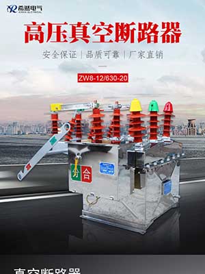 户内外ZW10-12G/1250-16真空断路器专业生产厂家/